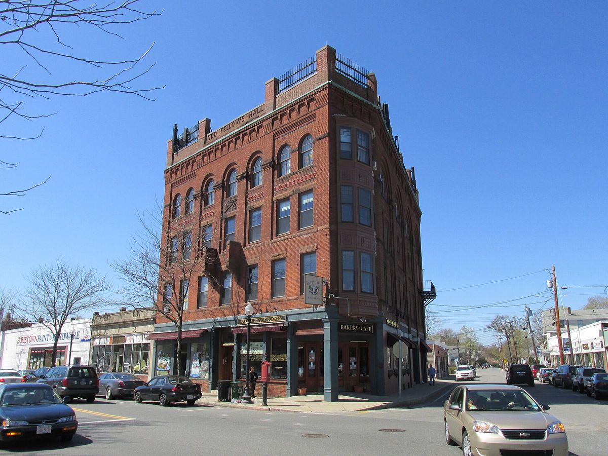 Odd Fellows Hall, downtown Natick, Natick, Massachusetts